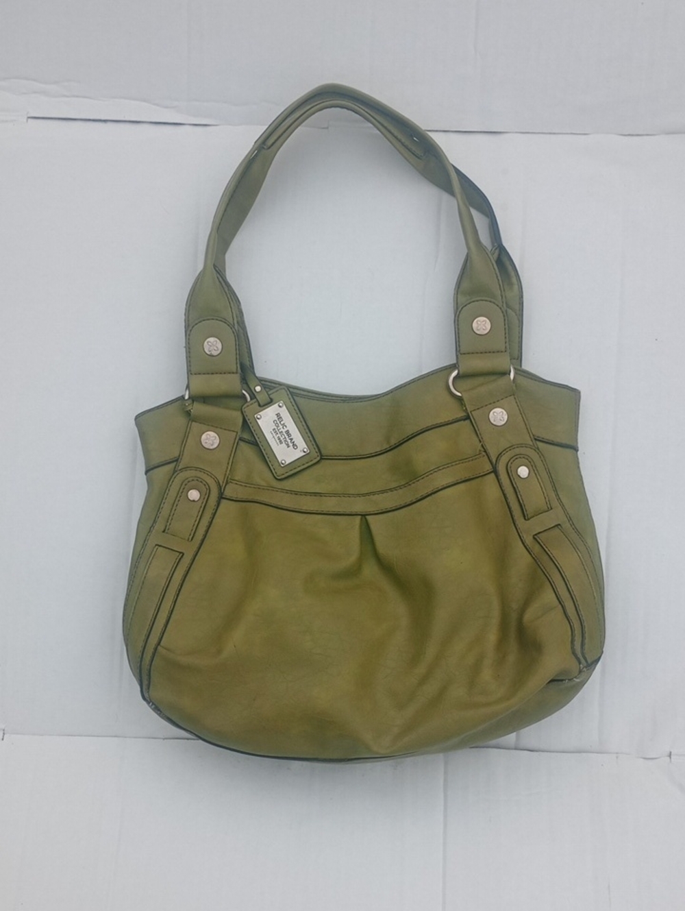 Relic Fossil Olive Green Women’s Shoulder Hobo Bag Purse Tote Vegan Leather Fall
